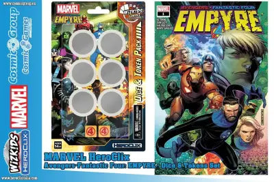 MHC AVENGERS F4 EMPYRE DICE & TOKEN