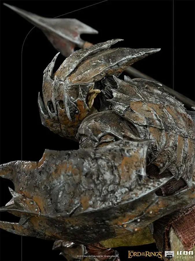 LOTR ARMORED ORC 1/10 ART STATUE