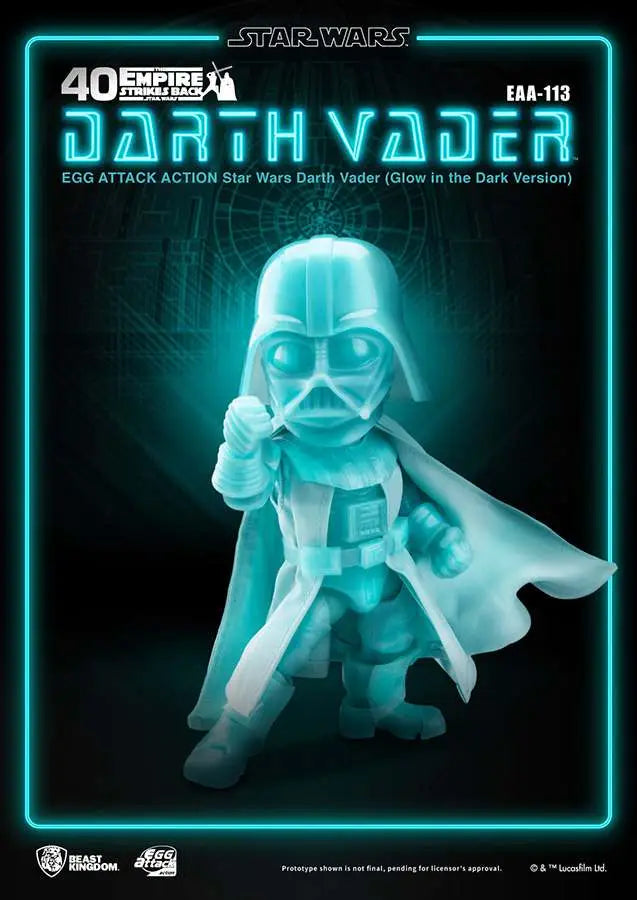 SW EGG AA DARTH VADER GLOW I/T DARK VER