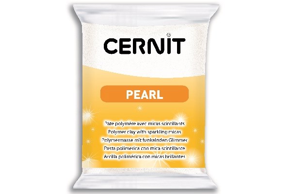 Cernit Pearl 085 (perlemor) 56g, hvid