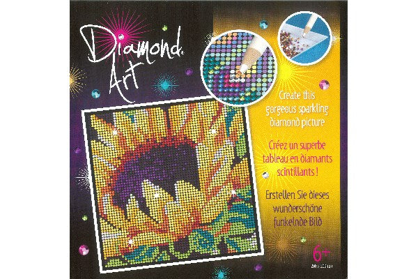 Diamond Art 20x20cm Sunflower