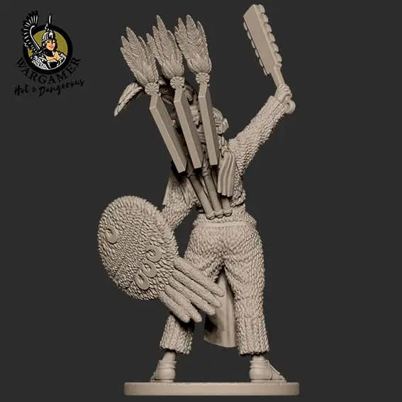 54 mm ATOTOZTLI THE AZTEC WARRIOR