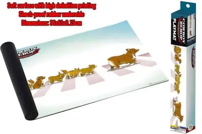 COW BE BOP PLAYMAT EIN AND FAMILY