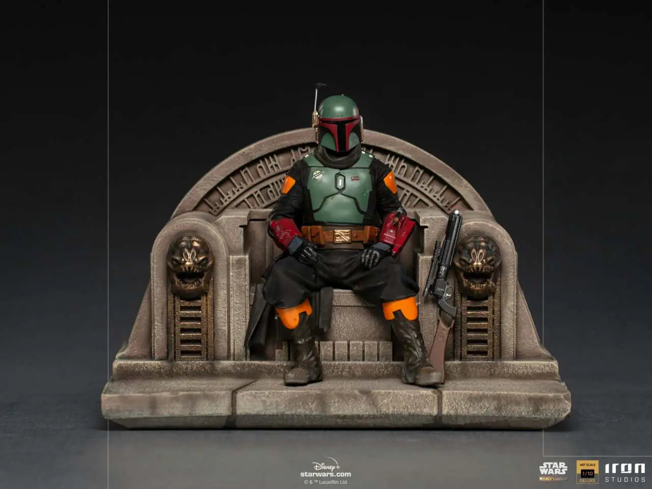 MANDALORIAN BOBAFETT ON THRONE DLX 1/10