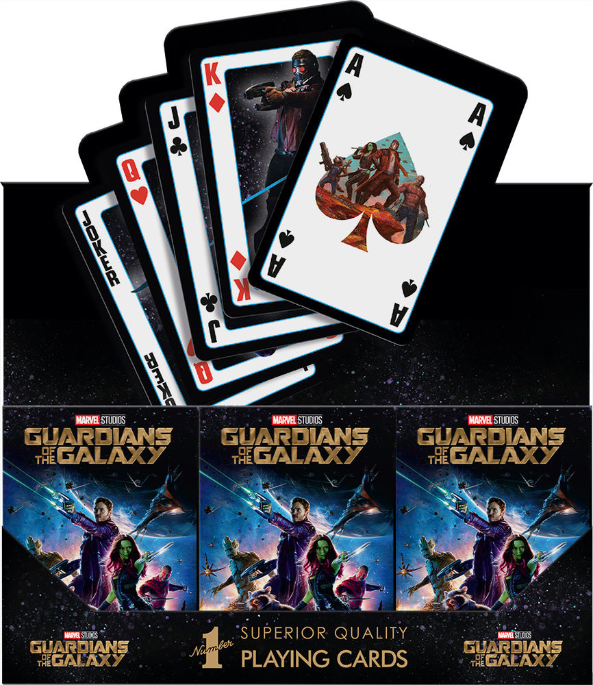 Winning Moves Guardians of the Galaxy - Waddingtons No.1 Playing Cards English