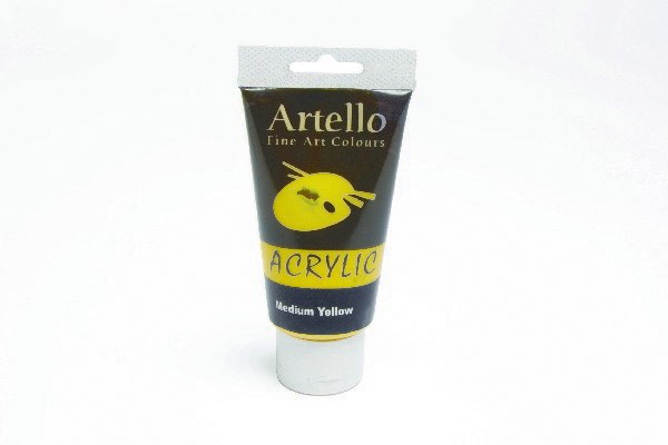 Artello acrylic 75ml yellow mid