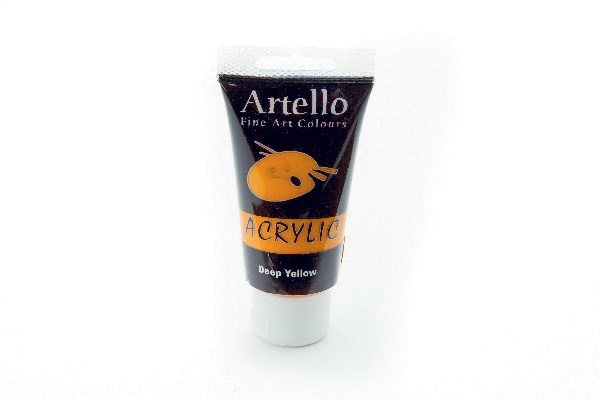 Artello acrylic 75ml Deep Yellow