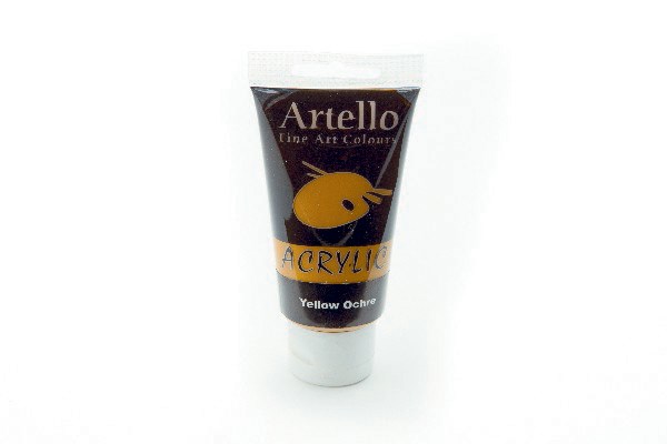 Artello acrylic 75ml Yellow Ochre