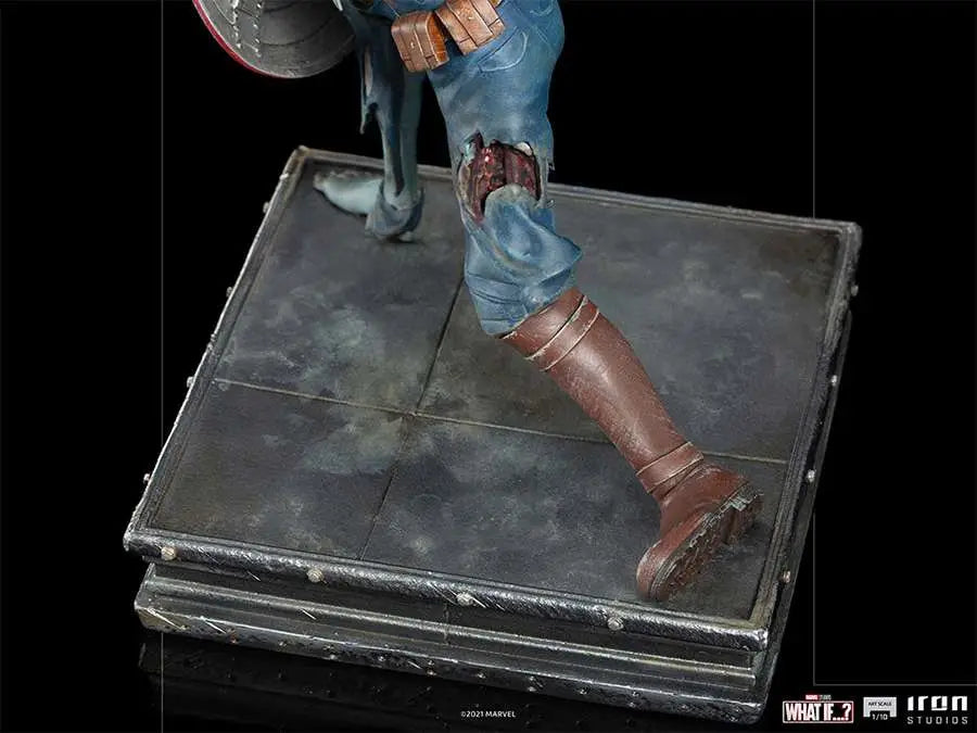 WHAT IF ZOMBIE CAPT AMERICA 1/10 ART ST