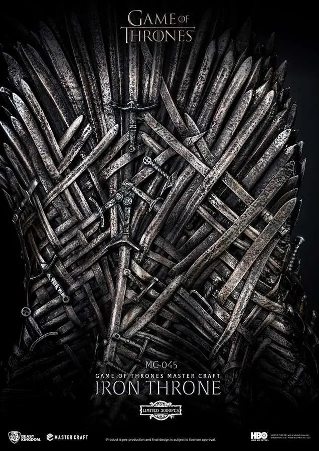 GOT IRON THRONE MASTER CRAFT STATUE