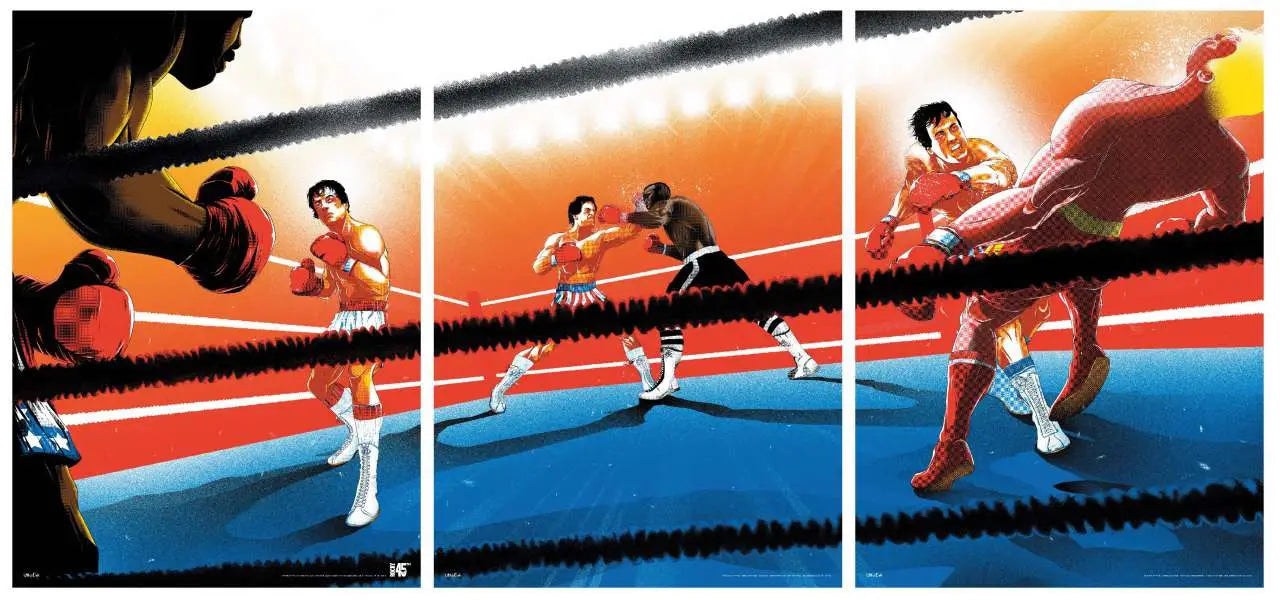 ROCKY OFFICIAL ART PRINT SET A3 SIZE