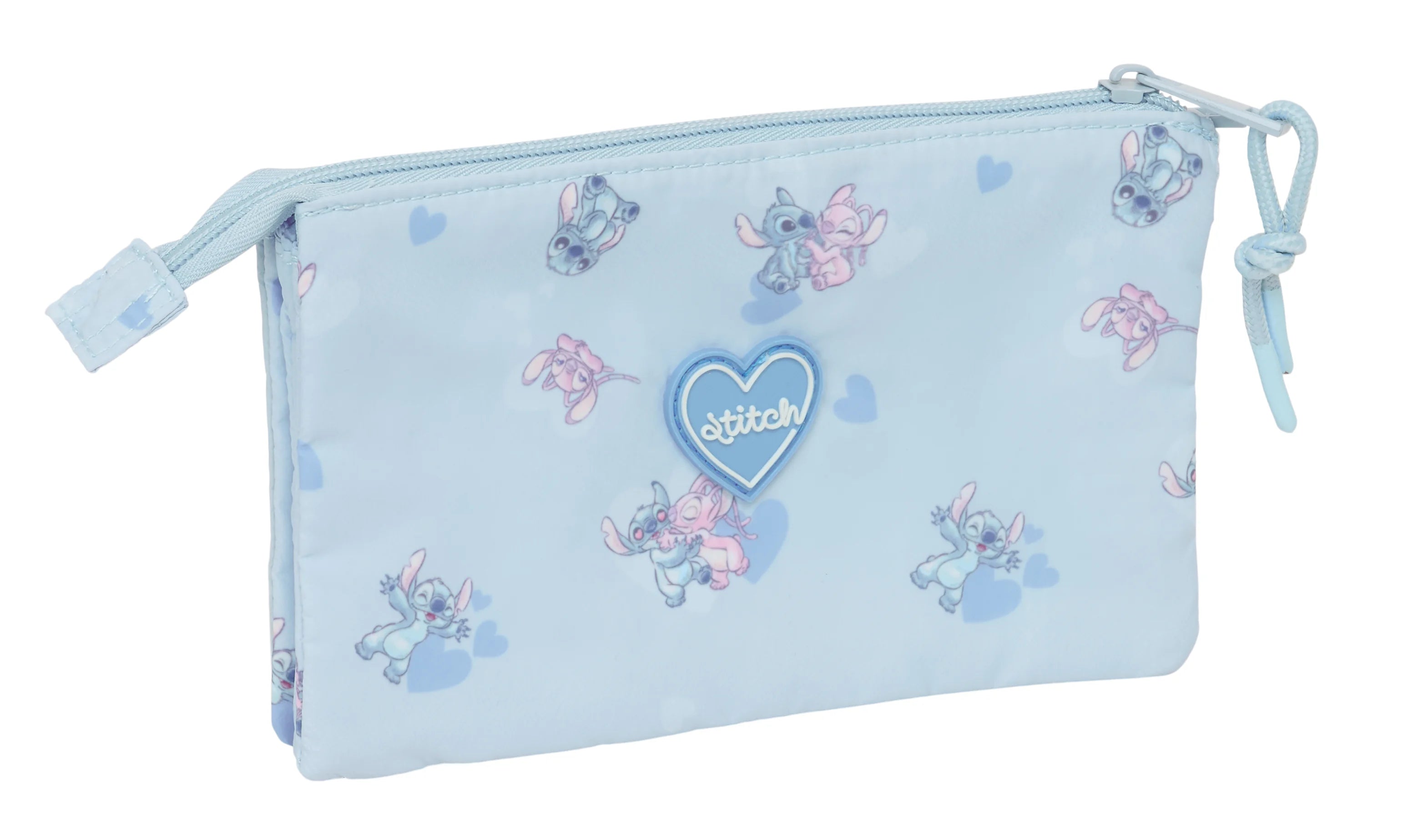 STITCH & ANGEL - Ohana - Tripple Pencil Case