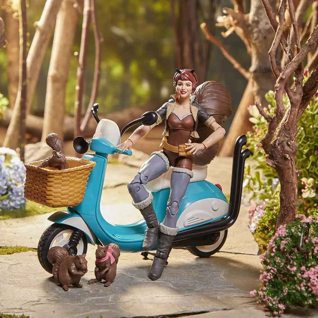 MARVEL LEGENDS SQUIRREL GIRL+SCOOTER AF
