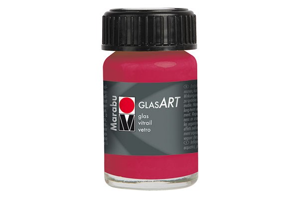 GlasArt 15ml carmin rød