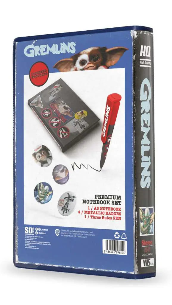 GREMLINS STATIONERY SET VHS