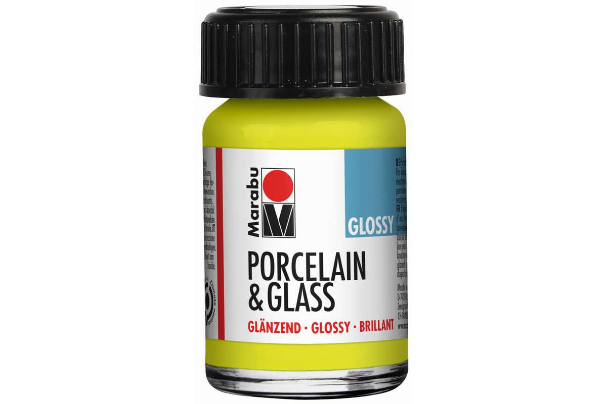 Porcelain & Glass glossy 15ml, reseda (061)