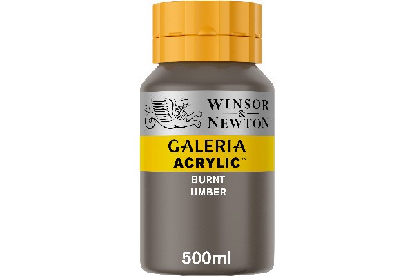 Galeria Acrylic 500Ml Burnt Umber 076