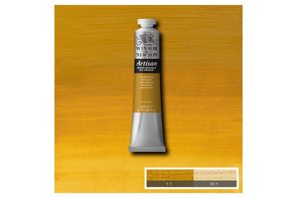 Artisan water mix oil 200ml yellow ochre 744