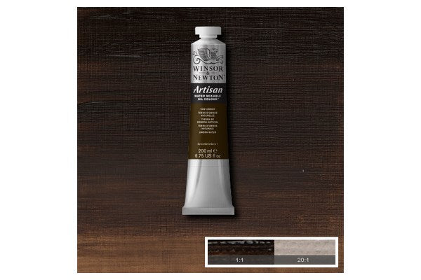 Artisan water mix oil 200ml raw umber 554