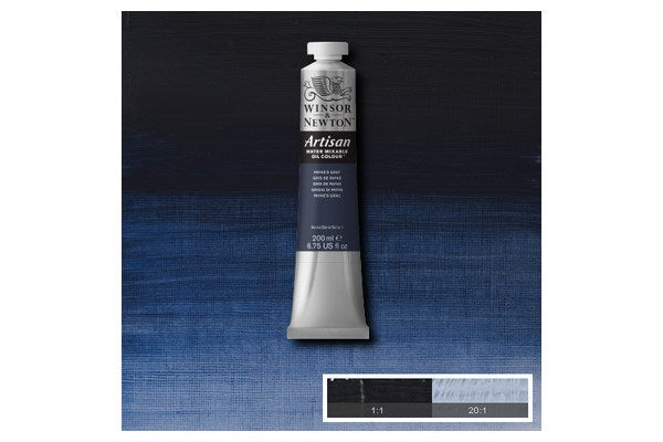 Artisan water mix oil 200ml paynes grey 465