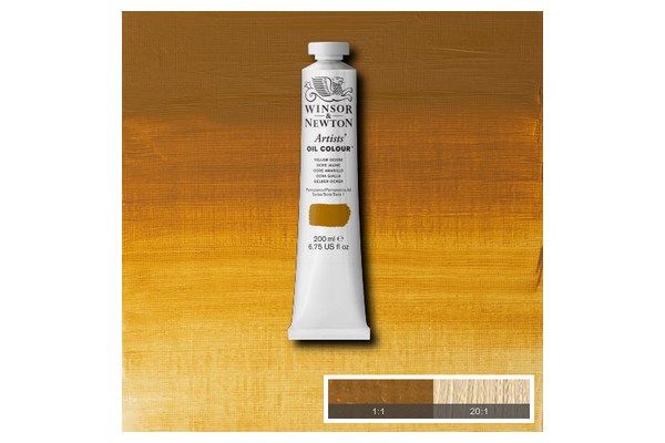 Artists oil colour 200ml yellow ochre 744