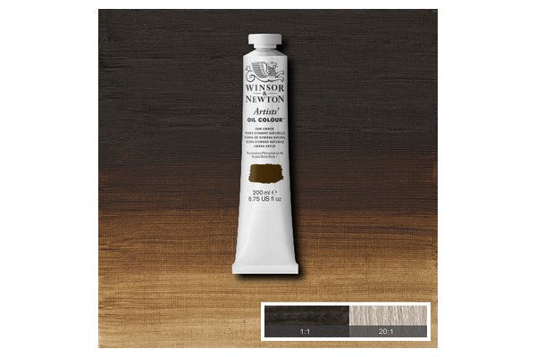 Artists oil colour 200ml raw umber 554