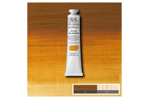 Artists oil colour 200ml raw sienna 552