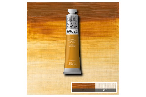 Winton oil 200ml raw sienna row