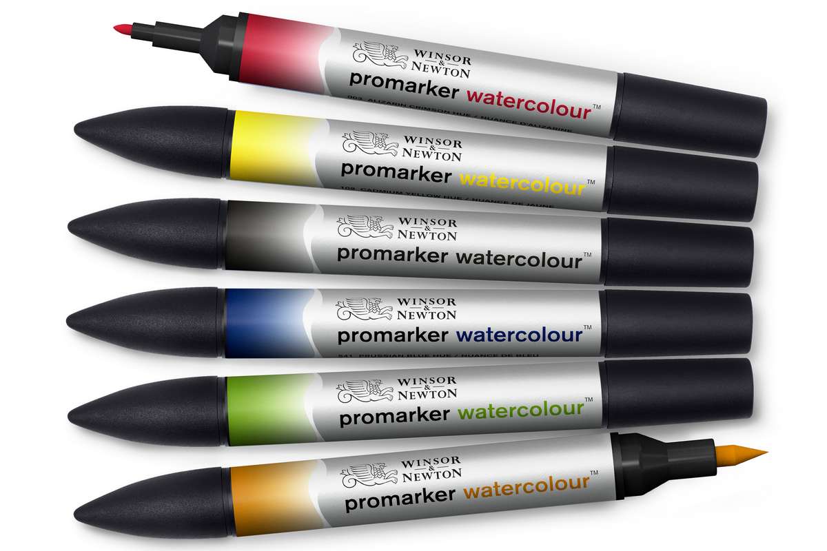 Watercolour Marker 6pcs set