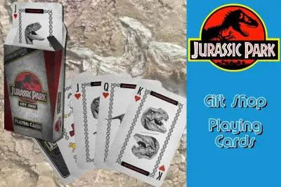 JURASSIC PARK-GIFT SHOP PLAYING CARDS DECK