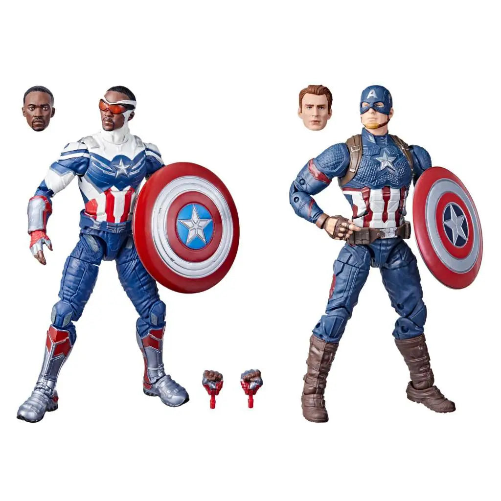 MARVEL LEGENDS CAPTAIN AMERICA 2 PACK AF