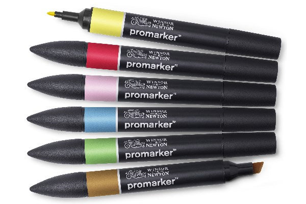 Promarker 6pcs mid tones