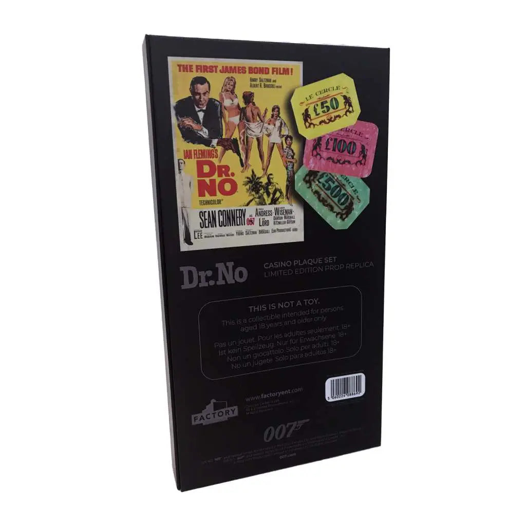 JAMES BOND DR NO CASINO SET LTD ED PROP