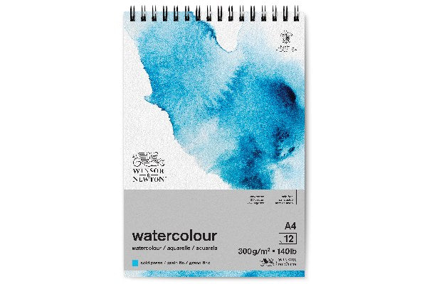 Watercolour pad spiral 300g A4 12pages