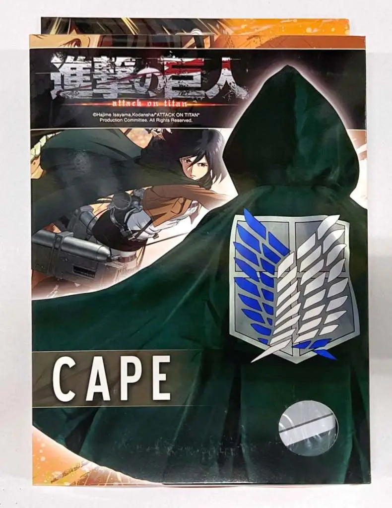 AOT OFFICIAL GREEN CAPE IN CARDBOARD BOX