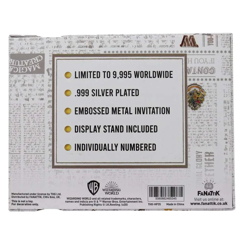 HP YULE BALL TICKET SILVER PLATED