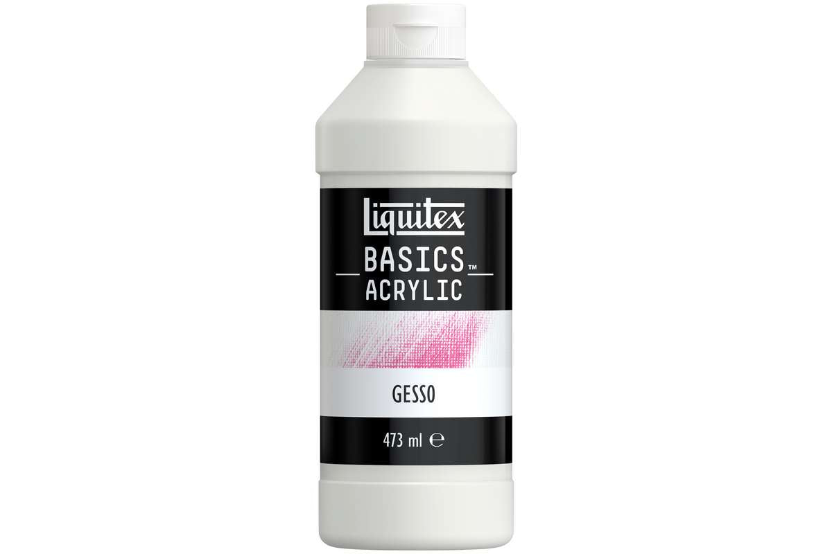 Basics acrylic gesso 473ml