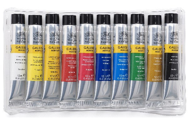 Galeria acrylic set 10x12ml ass