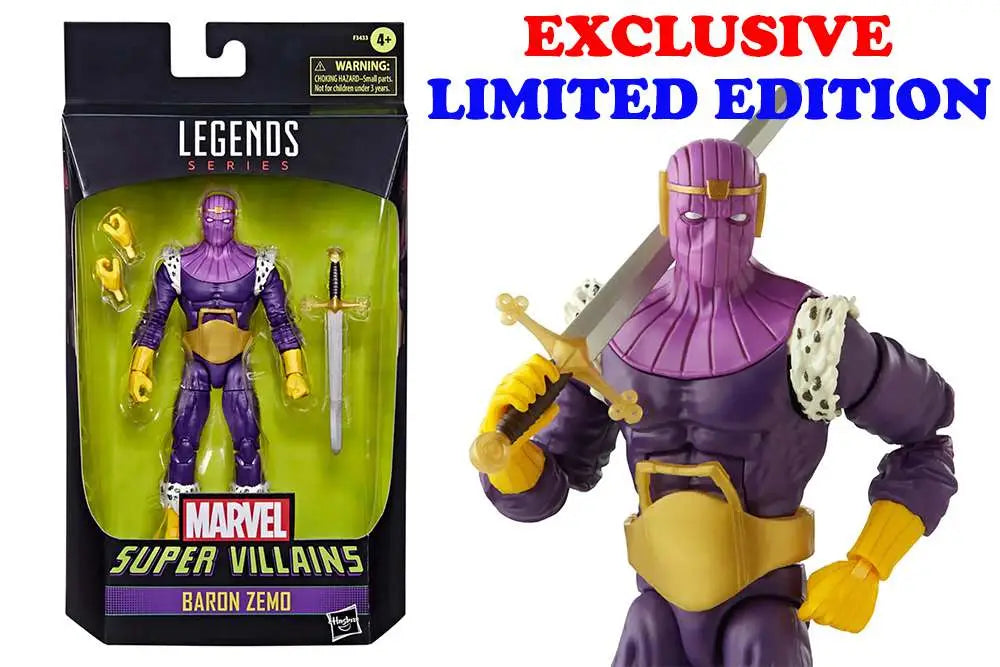 MARVEL LEGENDS VILLAINS BARON ZEMO AF