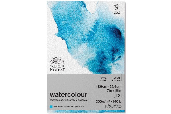 Watercolour pad cold 300g 18x25cm 12pages