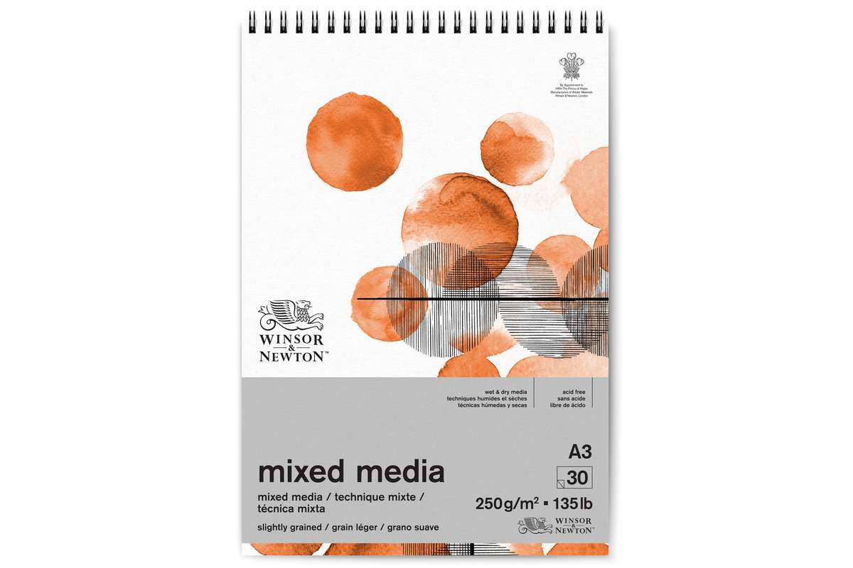 Mixed media pad 250g A3, 30 pages