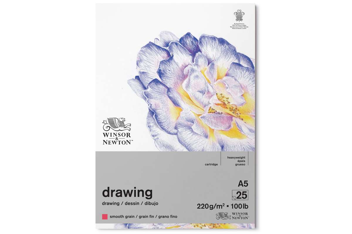 Drawing pad smooth 200g A5, 25 pages