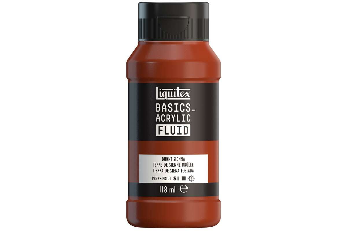 Basics fluid 118ml burnt sienna row 127