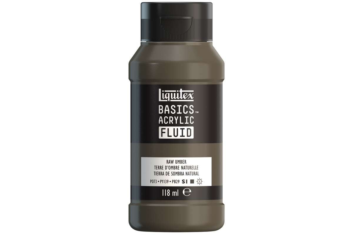 Basics fluid 118ml raw umber row 331