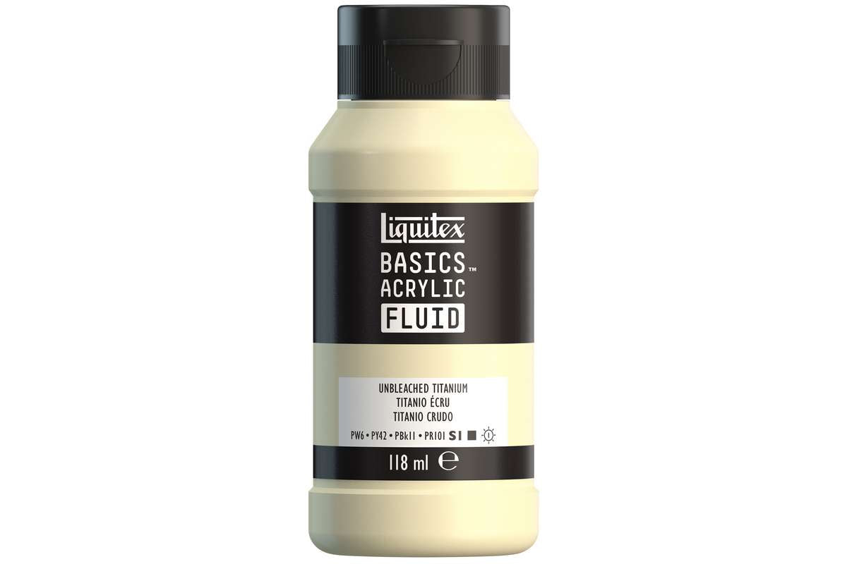 Basics fluid 118ml unbleached titanium row 434