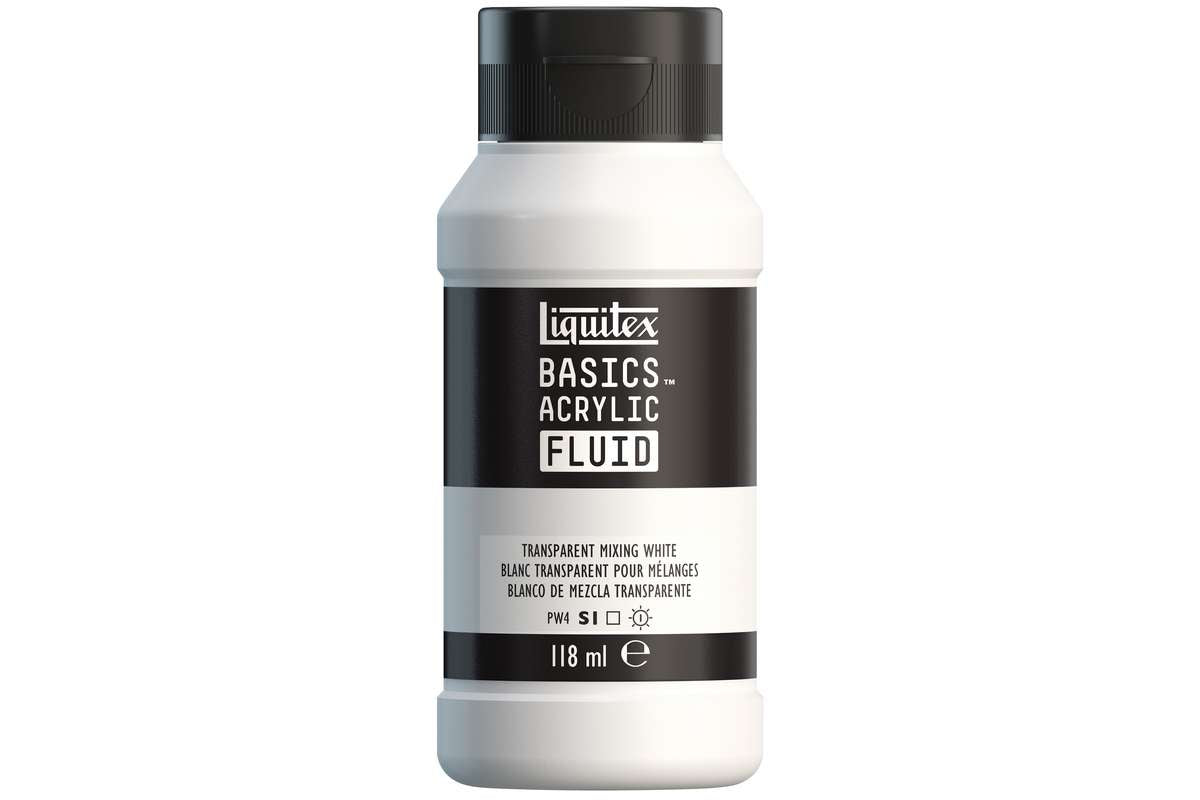 Basics fluid 118ml transparent mixing white row 43