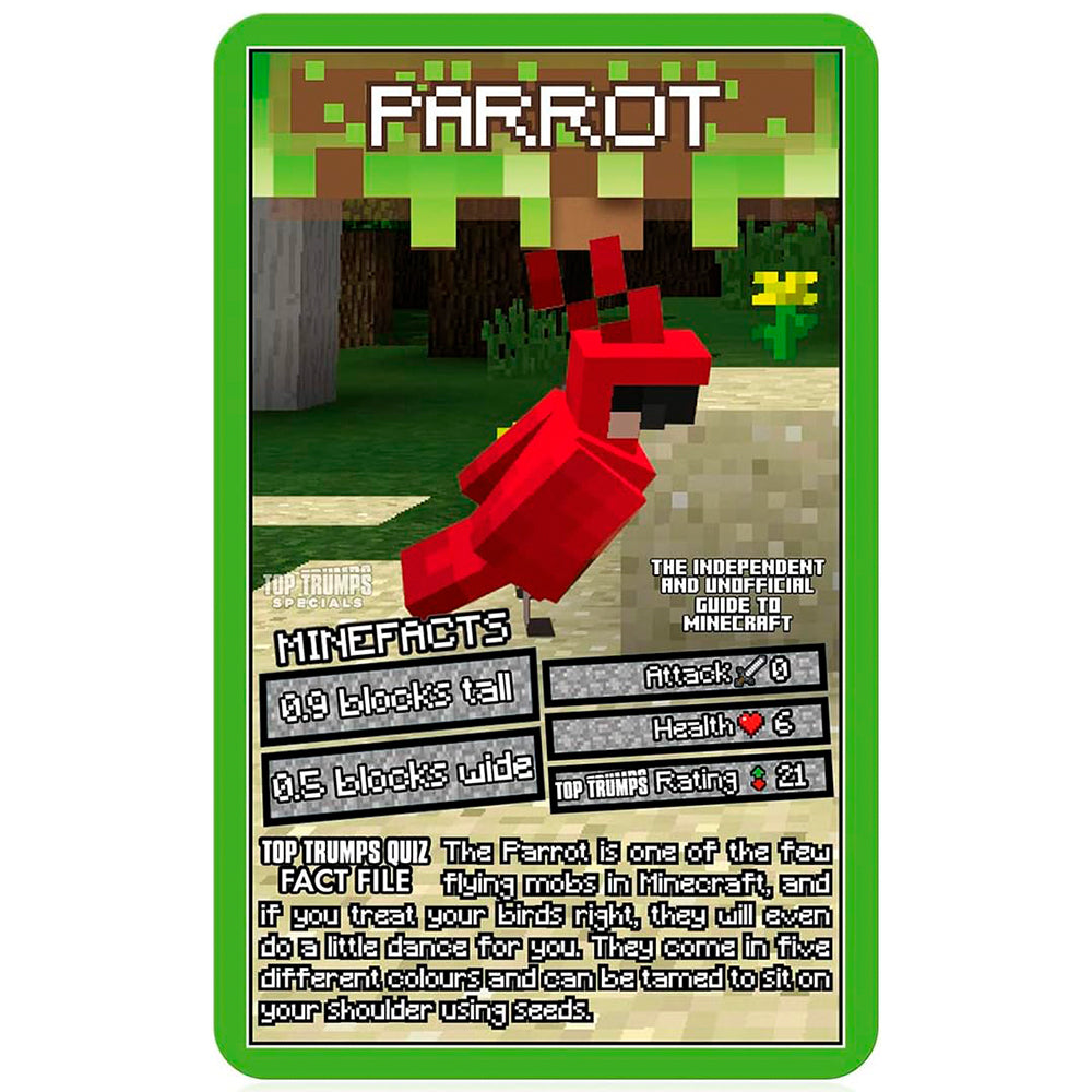 Winning Moves Top Trumps - Independent & Unofficial Guide To Minecraft New 2020 Eng