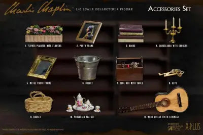 CHARLIE CHAPLIN 1/6 ACCESSORIES SET