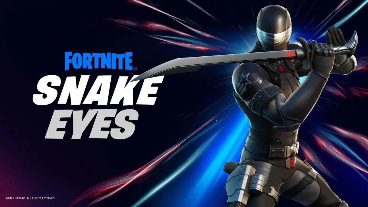 FORTNITE-G.I.JOE SNAKE EYES KATANA REP.