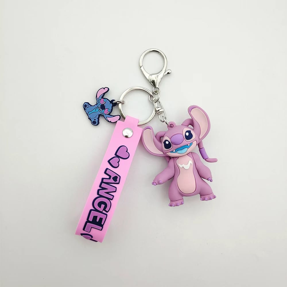 STITCH - Display of 25pc 3D Foam Keychain - 5 Models